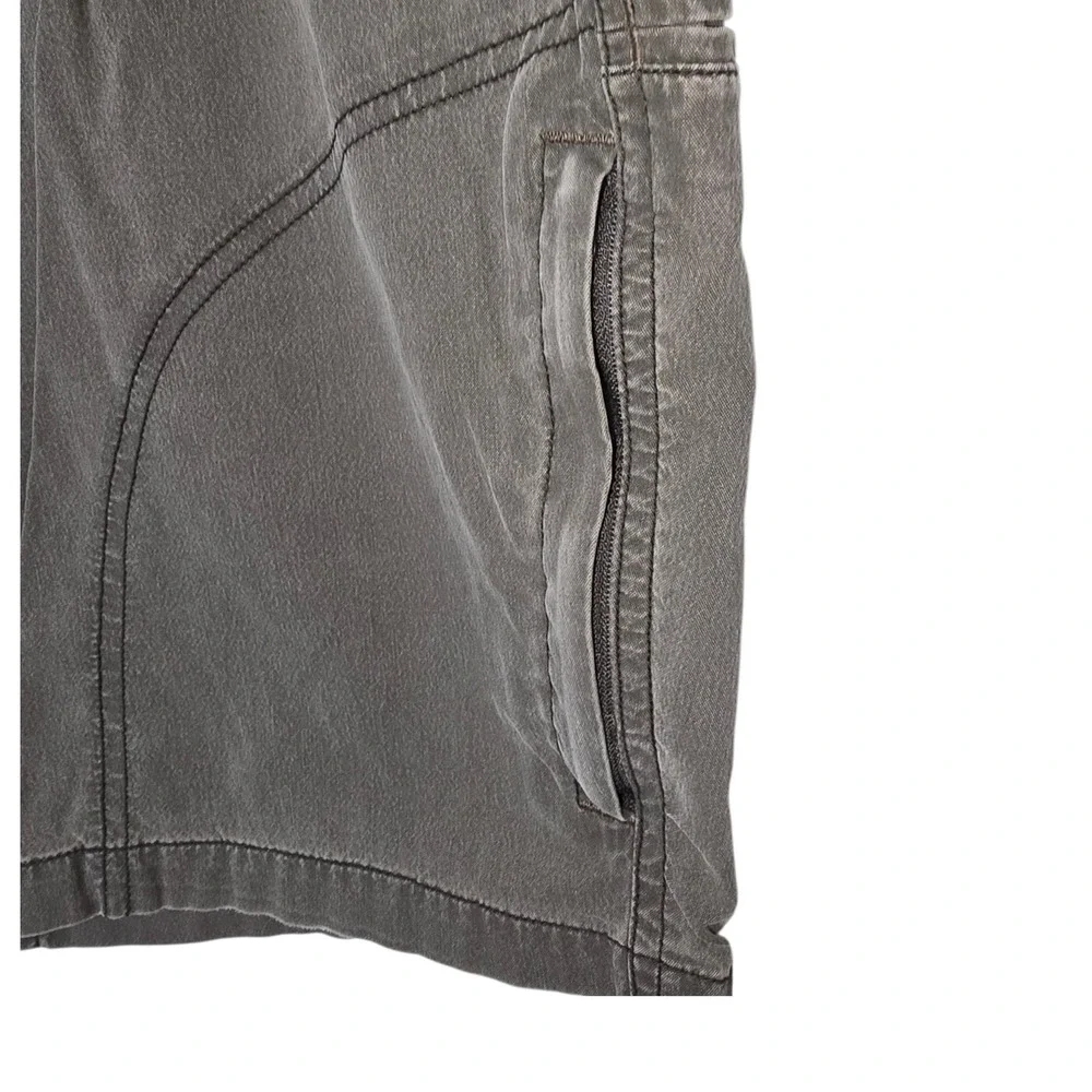 Kuhl Mens Vintage Patina Dye Cargo Shorts Brown Olive Hiking Outdoor Size 34